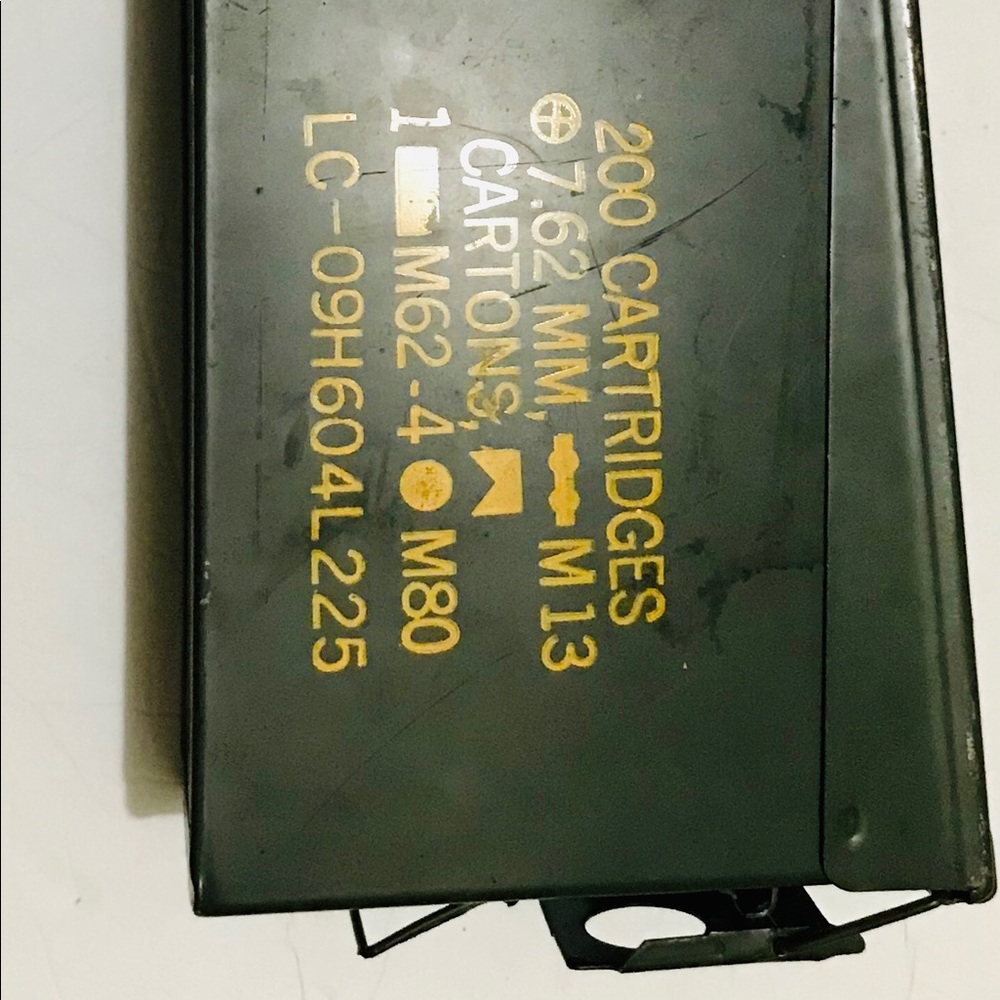 vintage ammo crate